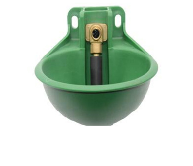 Plastic water bowl with brass tube valve—2.6L
